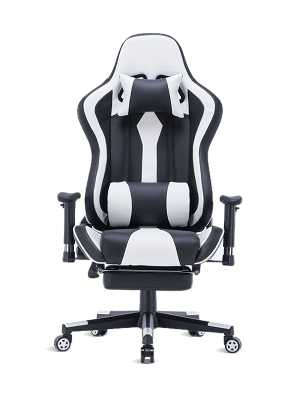 Современный черно-белый игровой диван ANJI, кресло для геймера  Современный черно-белый игровой диван ANJI, кресло для геймера