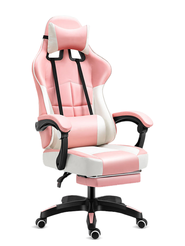 Дешевое откидывающееся сиденье с высокой спинкой для ног, подушка, сиденье для компьютера, ПК, гоночное игровое кресло для геймера 