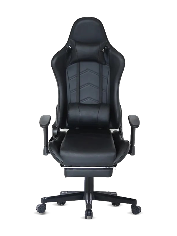 2021 Офисная мебель Регулируемое черное кожаное игровое кресло 