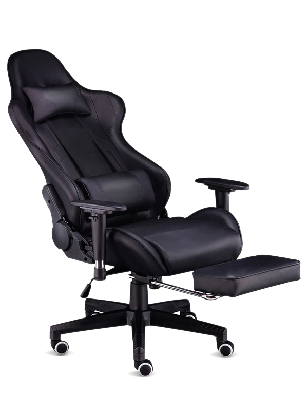 Горячий продавать хорошее качество PU ПВХ гоночный массажный черный и красный игровой стул 