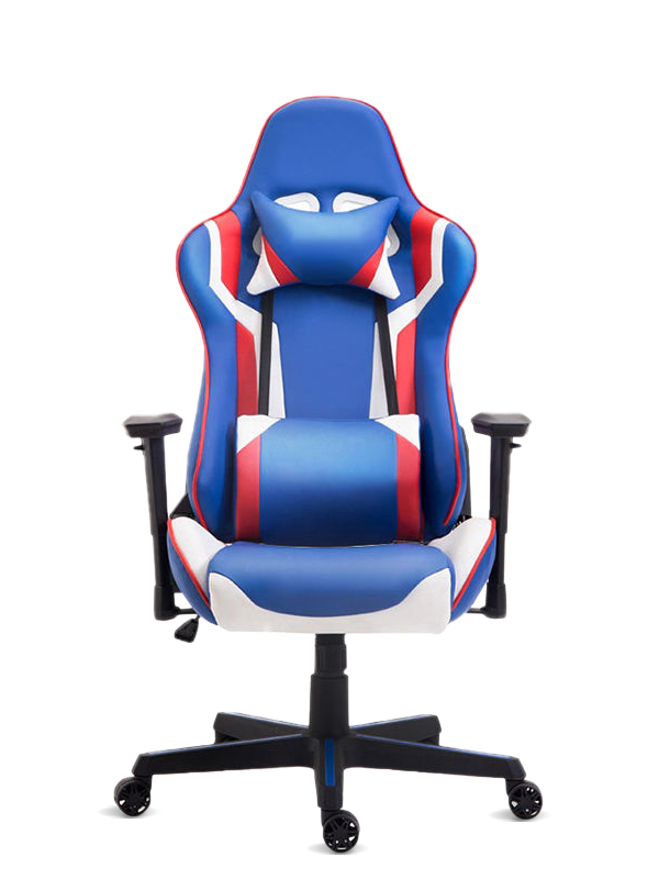 Модное вращающееся офисное игровое кресло для ПК, гоночное кресло для геймера, игровое кресло из ПУ 